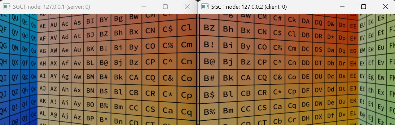 Rendering produced by two-nodes.json